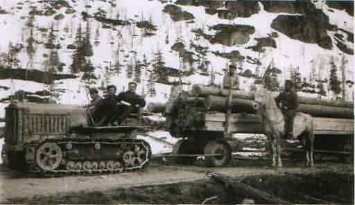 1931 г. Доставка архангельского леса для строительства Хибиногорска