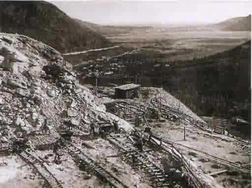 Лето 1931 г. Откатка руды в забоях Апатитового рудника