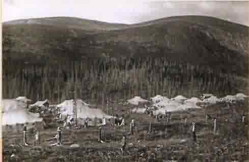 1930 г. Палаточный городок спецпереселенцев