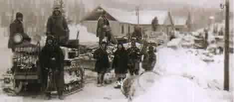 Март-апрель 1930. Доставка стройматериалов с разъезда Белый в Хибиногорск